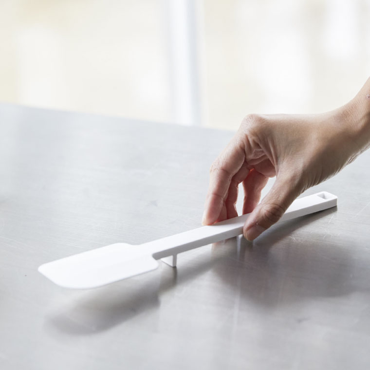 シリコーンスパチュラ タワー 山崎実業 tower ホワイト/ブラック 4276 4277 タワーシリーズ