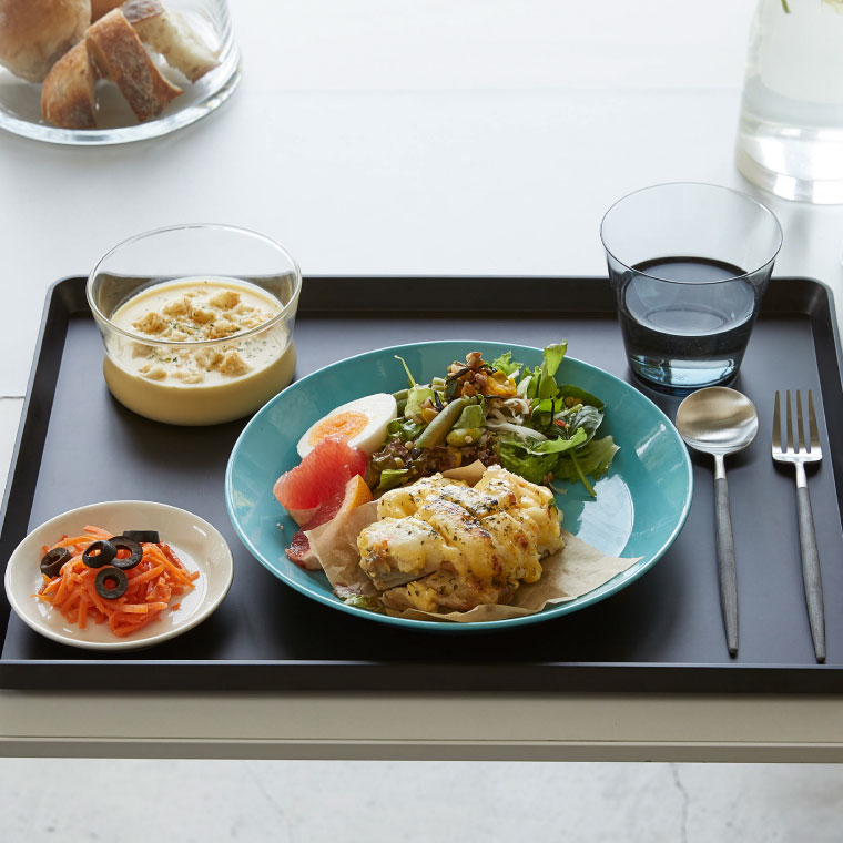 トレー タワー 山崎実業 tower ホワイト/ブラック 4294 4295 タワーシリーズ