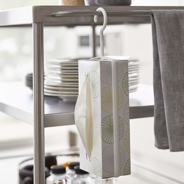 ペーパーボックスフック タワー 山崎実業 tower ホワイト 4336 タワーシリーズ