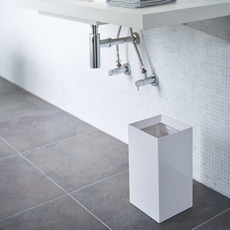 トラッシュカン タワー 山崎実業 tower ゴミ箱 ホワイト/ブラック 4492 4493 タワーシリーズ