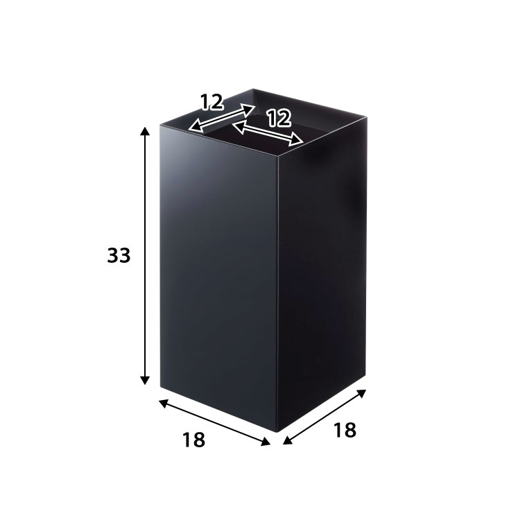 トラッシュカン タワー 山崎実業 tower ゴミ箱 ホワイト/ブラック 4492 4493 タワーシリーズ