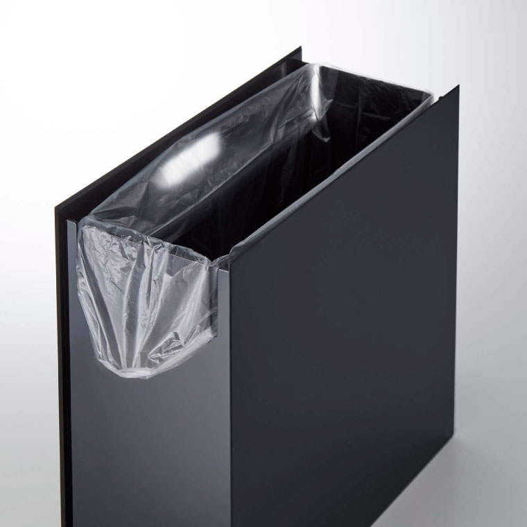 トラッシュカン ワイド タワー 山崎実業 tower ゴミ箱 ホワイト/ブラック 4494 4495 タワーシリーズ