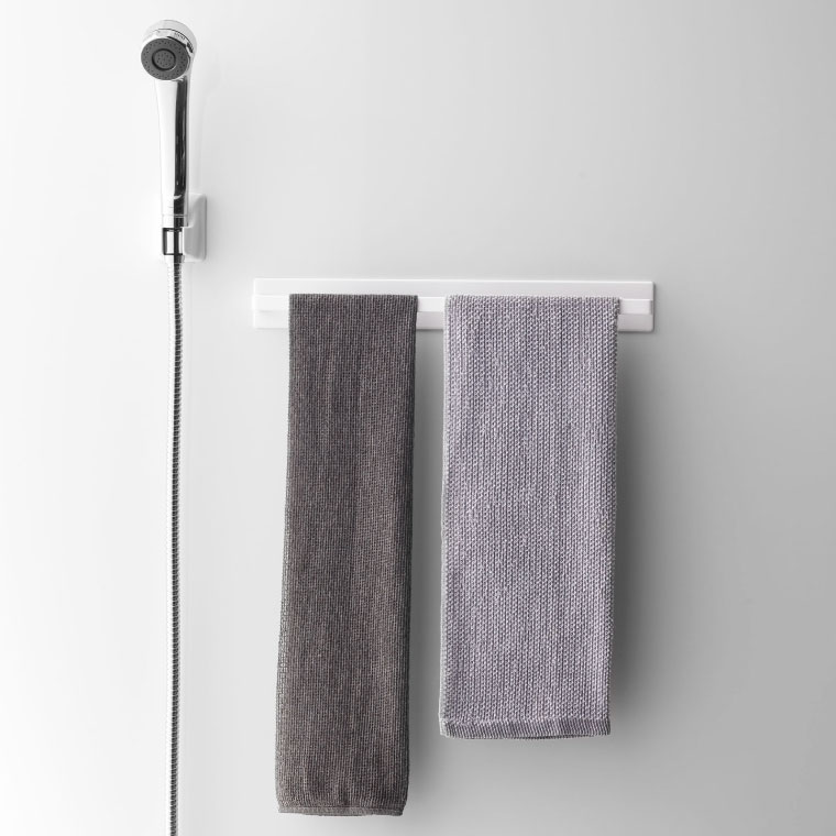マグネットバスルームタオルハンガーワイド タワー 山崎実業 tower マグネットバスルームタオルハンガー tower タオル ワイド ホワイト/ブラック 4596 4597 タワーシリーズ マグネット