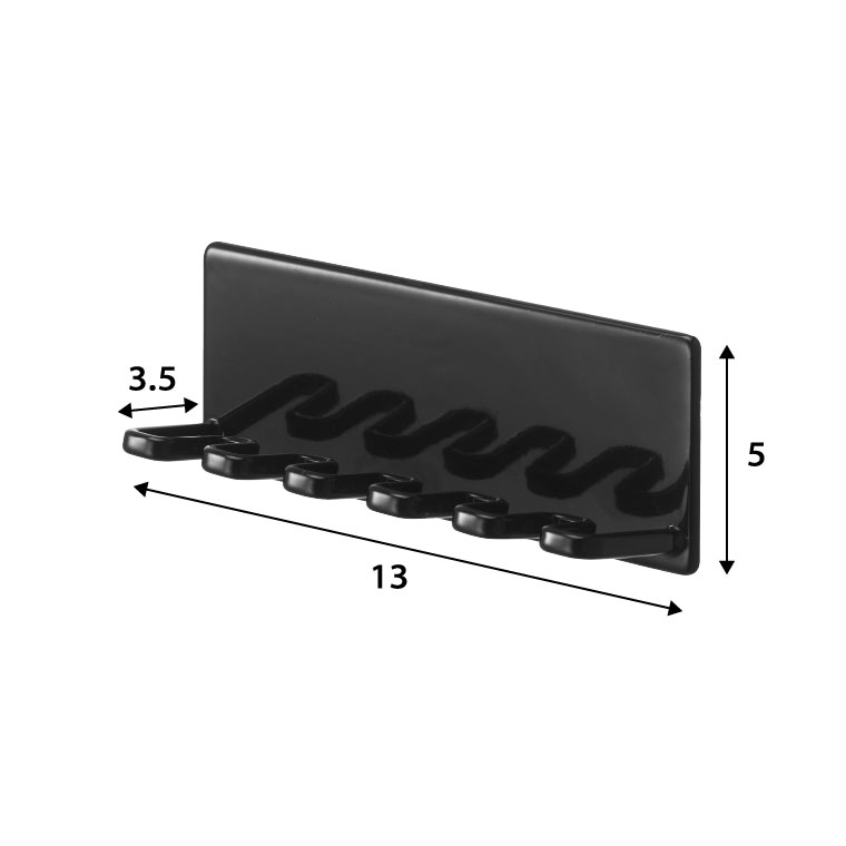 マグネットバスルーム歯ブラシホルダー ５連 タワー 山崎実業 tower ホワイト/ブラック 4696 4697 タワーシリーズ マグネット