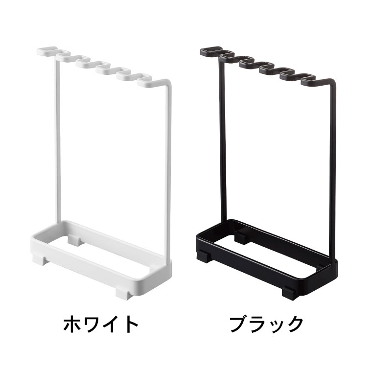 歯ブラシスタンド ５連 タワー 山崎実業 tower 歯ブラシホルダー ホワイト/ブラック 4698 4699 タワーシリーズ