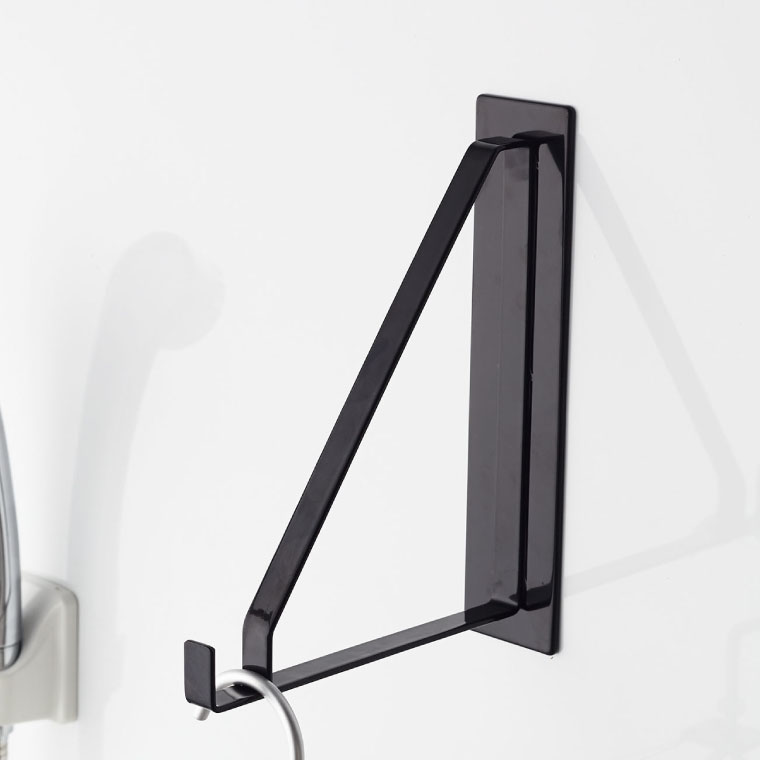 マグネットバスルーム物干しハンガー タワー 山崎実業 tower ホワイト/ブラック 4712 4713 タワーシリーズ マグネット