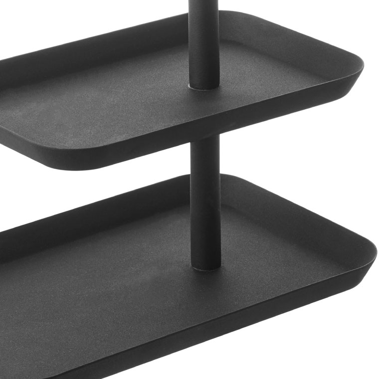 アクセサリー３段トレー タワー 山崎実業 tower ホワイト/ブラック 4724 4725 タワーシリーズ