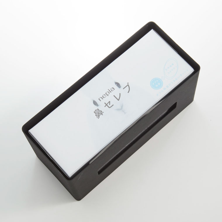 両面ティッシュケース リン 山崎実業 RIN ブラウン/ナチュラル 4765 4766 タワーシリーズ