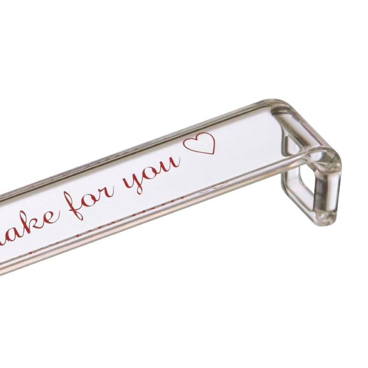 段々計量スプーン ハート クリア 山崎実業 3219 タワーシリーズ