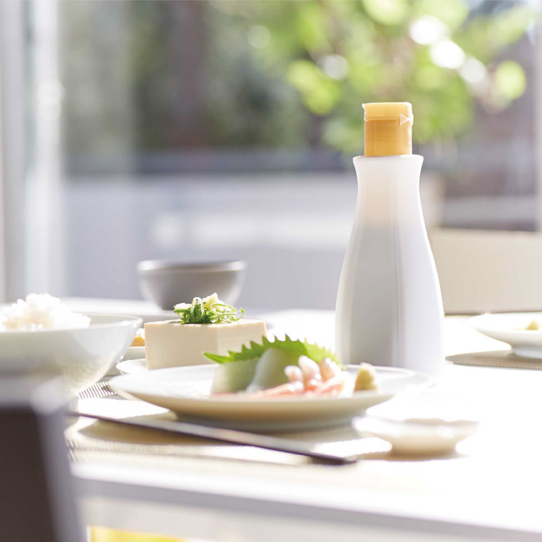 卓上醤油ボトルカバー タワー 山崎実業 tower ホワイト/ブラック 3936 3937 タワーシリーズ