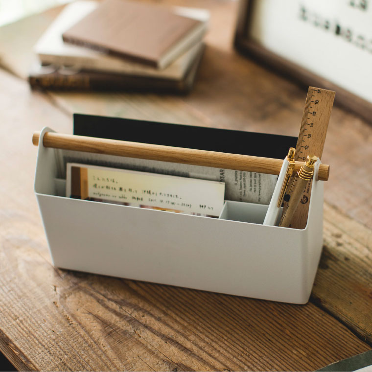 ペン＆レタースタンド トスカ 山崎実業 tosca ホワイト 4152 タワーシリーズ