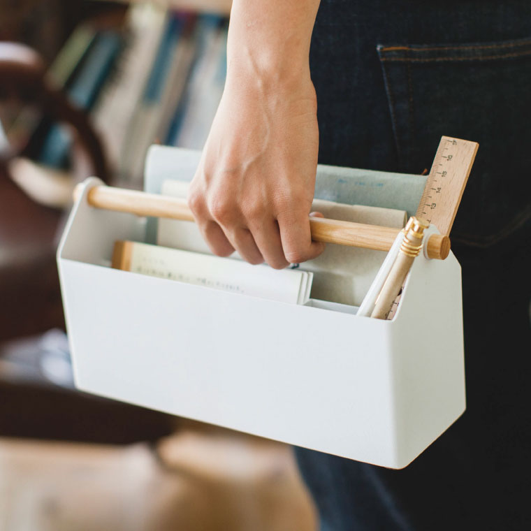 ペン＆レタースタンド トスカ 山崎実業 tosca ホワイト 4152 タワーシリーズ