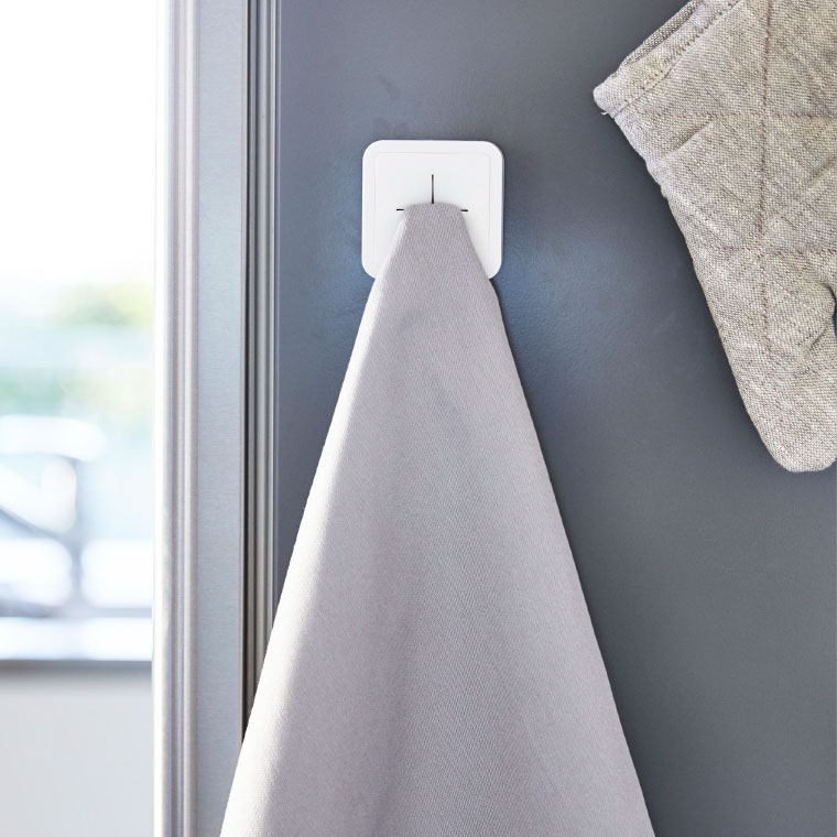 マグネットキッチンタオルホルダー タワー 山崎実業 tower ホワイト/ブラック 4248 4249 タワーシリーズ マグネット