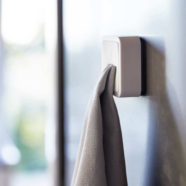 マグネットキッチンタオルホルダー タワー 山崎実業 tower ホワイト/ブラック 4248 4249 タワーシリーズ マグネット