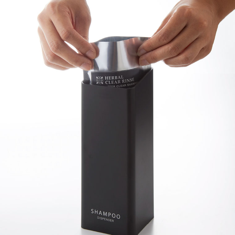 マグネットツーウェイディスペンサー シャンプー タワー 山崎実業 tower ホワイト/ブラック 4258 4259 タワーシリーズ