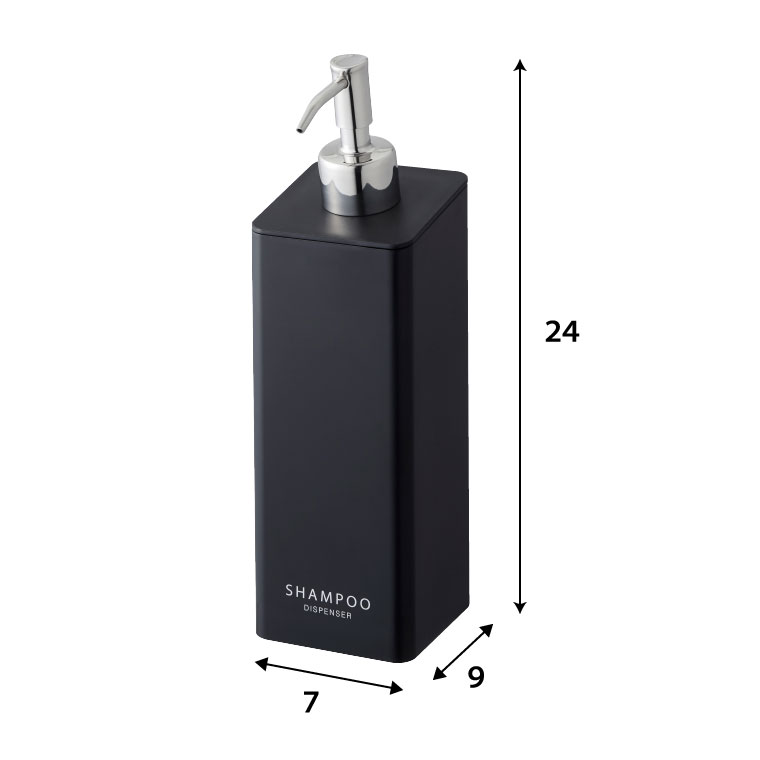 マグネットツーウェイディスペンサー シャンプー タワー 山崎実業 tower ホワイト/ブラック 4258 4259 タワーシリーズ