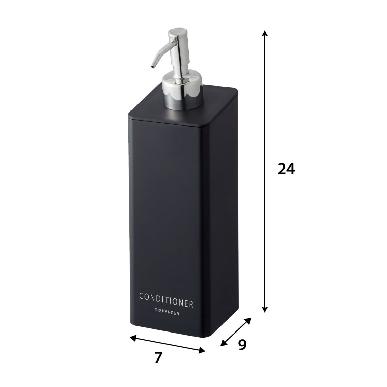 マグネットツーウェイディスペンサー コンディショナー タワー 山崎実業 tower ホワイト/ブラック 4260 4261 タワーシリーズ マグネット