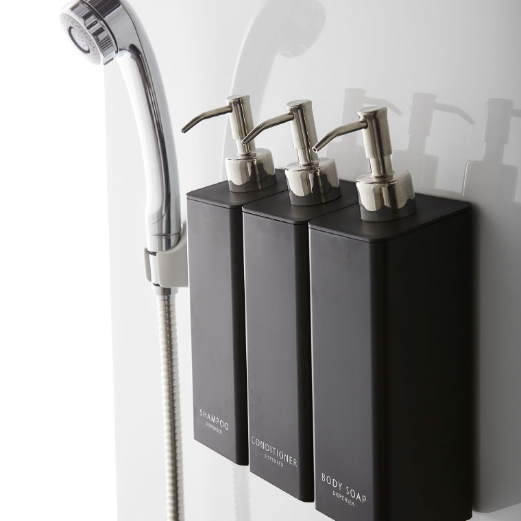 マグネットツーウェイディスペンサー ボディソープ タワー 山崎実業 tower ホワイト/ブラック 4262 4263 タワーシリーズ マグネット