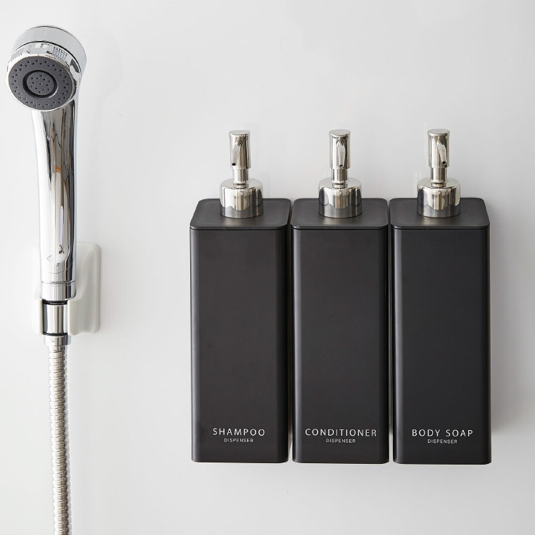 マグネットツーウェイディスペンサー ボディソープ タワー 山崎実業 tower ホワイト/ブラック 4262 4263 タワーシリーズ マグネット