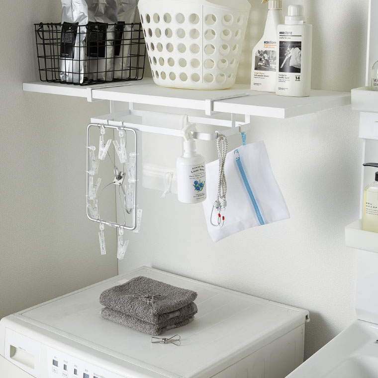 棚下ハンガー収納 タワー 山崎実業 tower ホワイト 4308 タワーシリーズ