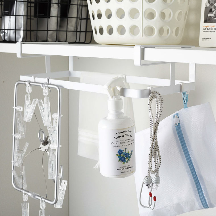 棚下ハンガー収納 タワー 山崎実業 tower ホワイト 4308 タワーシリーズ