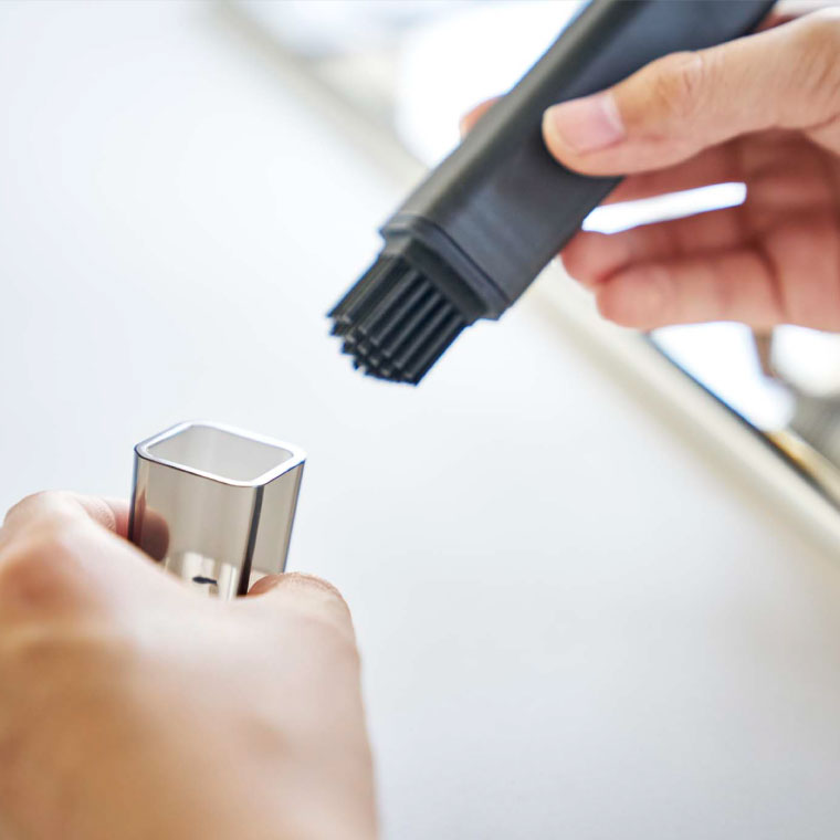 フタ付き油引き タワー 山崎実業 tower ホワイト/ブラック 4354 4355 タワーシリーズ