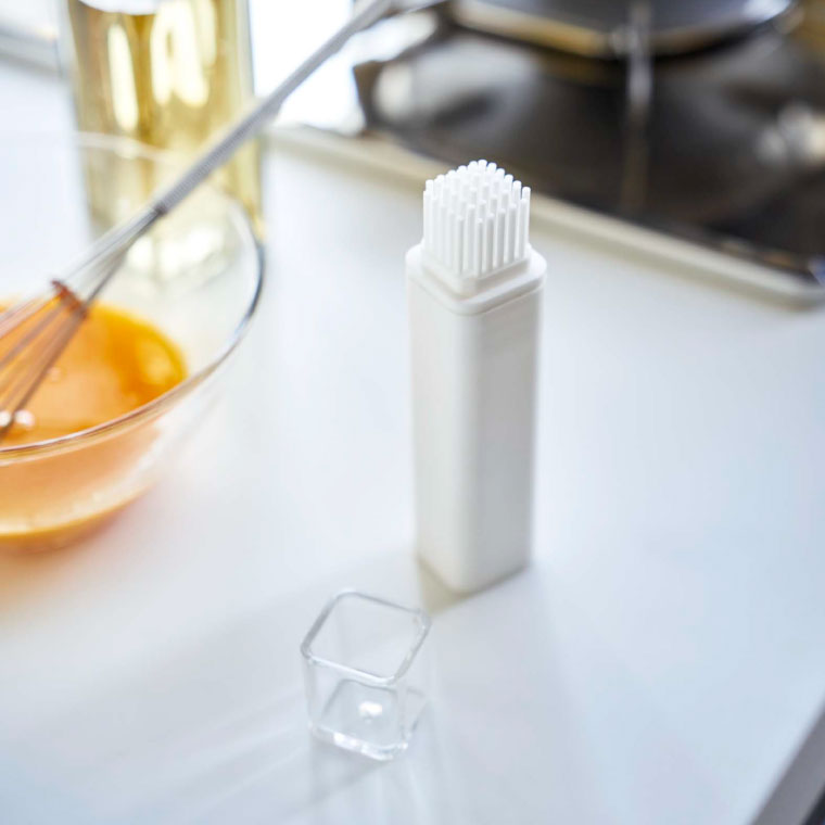 フタ付き油引き タワー 山崎実業 tower ホワイト/ブラック 4354 4355 タワーシリーズ