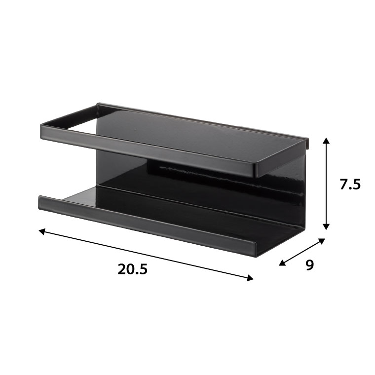 シンク上伸縮システムラック用 ボトルラック タワー 山崎実業 tower ホワイト/ブラック 4368 4369 タワーシリーズ