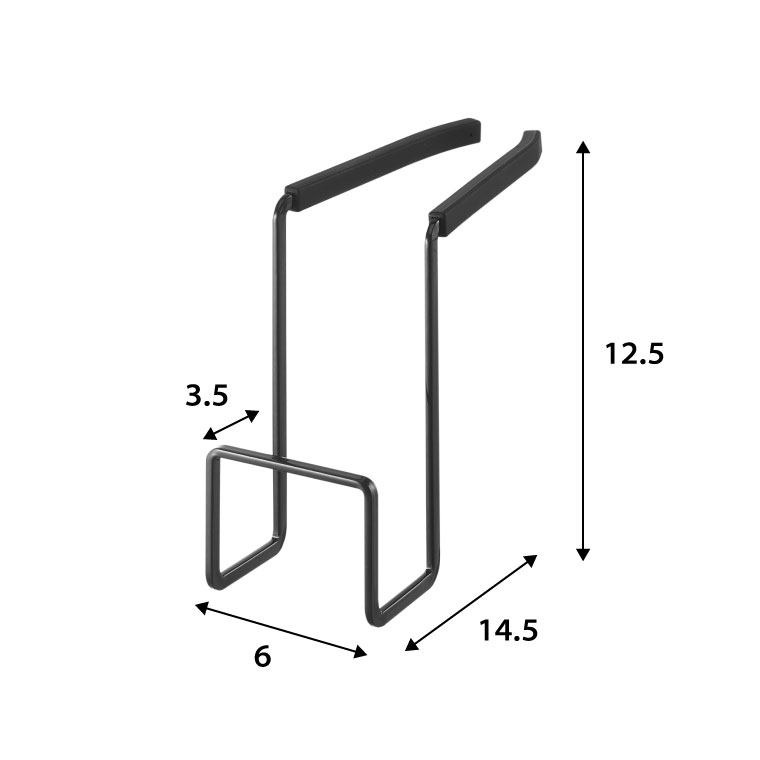 蛇口にかけるスポンジホルダー タワー 山崎実業 tower ホワイト/ブラック 4388 4389 タワーシリーズ