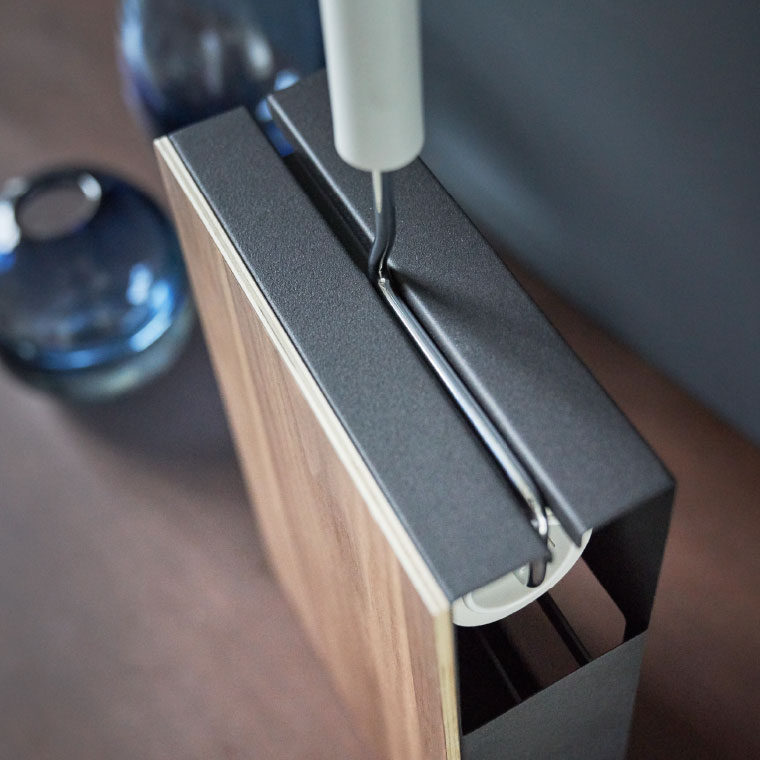 カーペットクリーナースタンド リン 山崎実業 RIN ブラウン/ナチュラル 4476 4477 タワーシリーズ