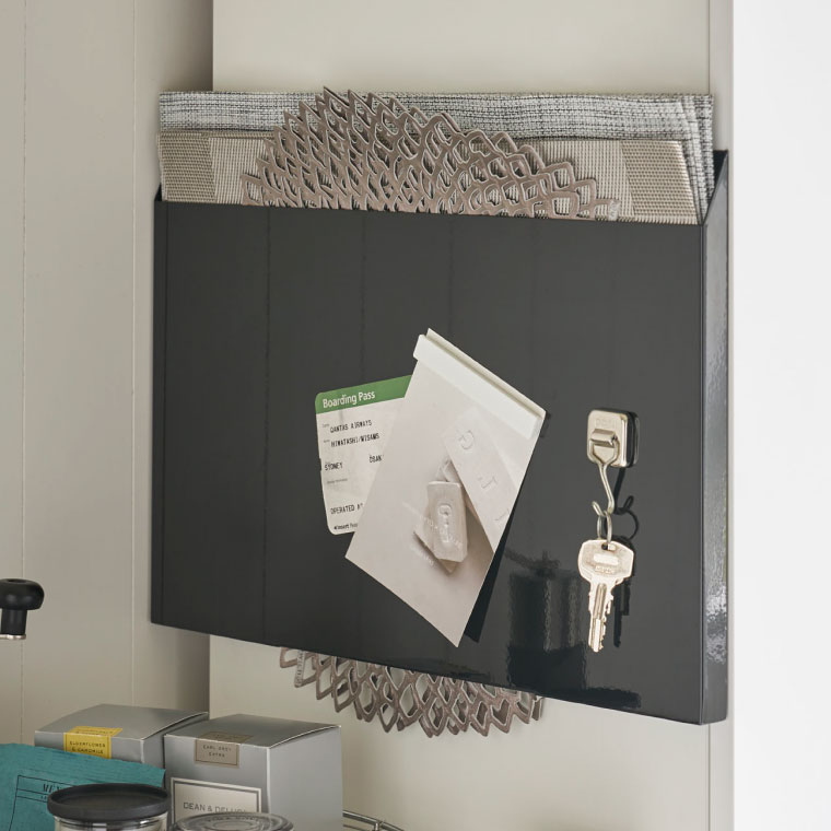 ランチョンマット収納 タワー 山崎実業 tower マグネットホワイト/ブラック 4796 4797 タワーシリーズ マグネット