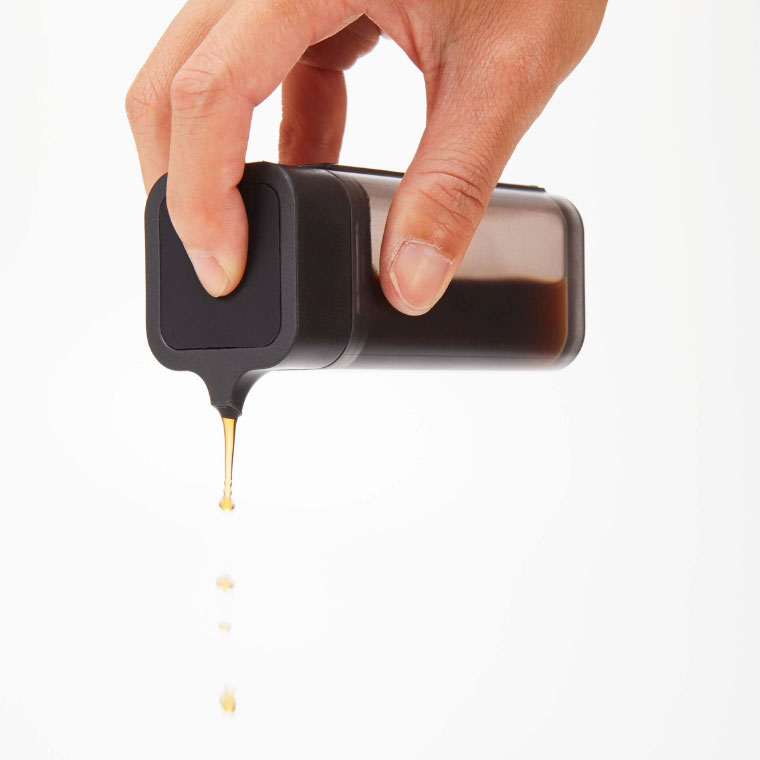 マグネットプッシュ式醤油差し タワー 山崎実業 tower ホワイト/ブラック 4815 4816 タワーシリーズ マグネット