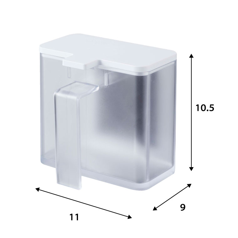 マグネット調味料ストッカー タワー 2個セット 山崎実業 tower ホワイト/ブラック 4817 4818 / タワーシリーズ マグネット