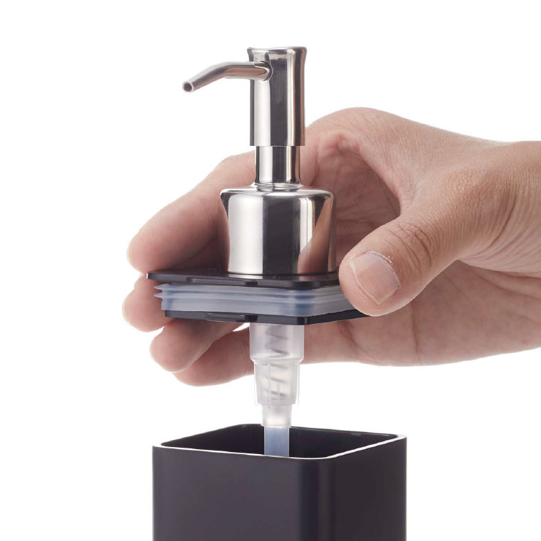 詰め替え用キッチンディスペンサー タワー 山崎実業 tower ホワイト/ブラック 4829 4830 タワーシリーズ