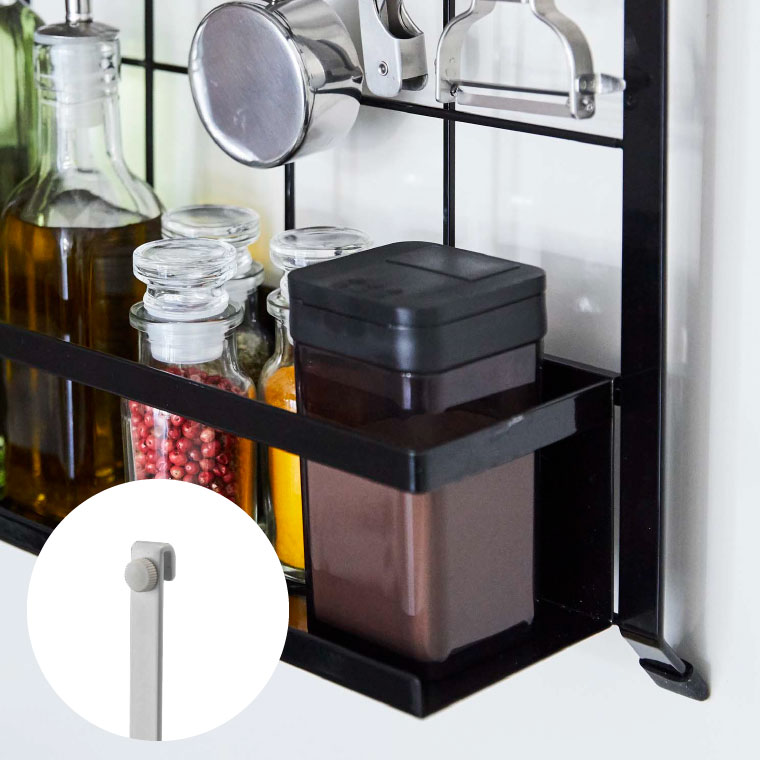 レンジフードメッシュパネル タワー 山崎実業 tower ホワイト/ブラック 4832 4833 タワーシリーズ