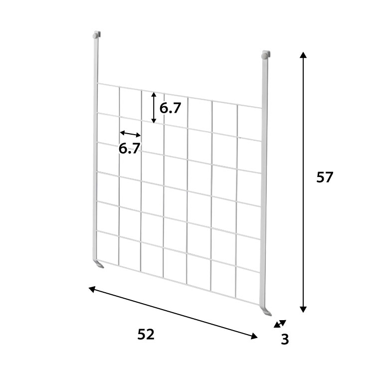 レンジフードメッシュパネル タワー 山崎実業 tower ホワイト/ブラック 4832 4833 タワーシリーズ
