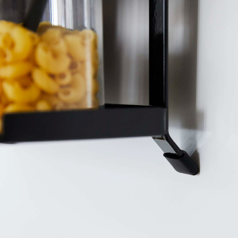 レンジフード調味料ラック ３段 タワー 山崎実業 tower 調味料 ラック ホワイト/ブラック 4836 4837 タワーシリーズ