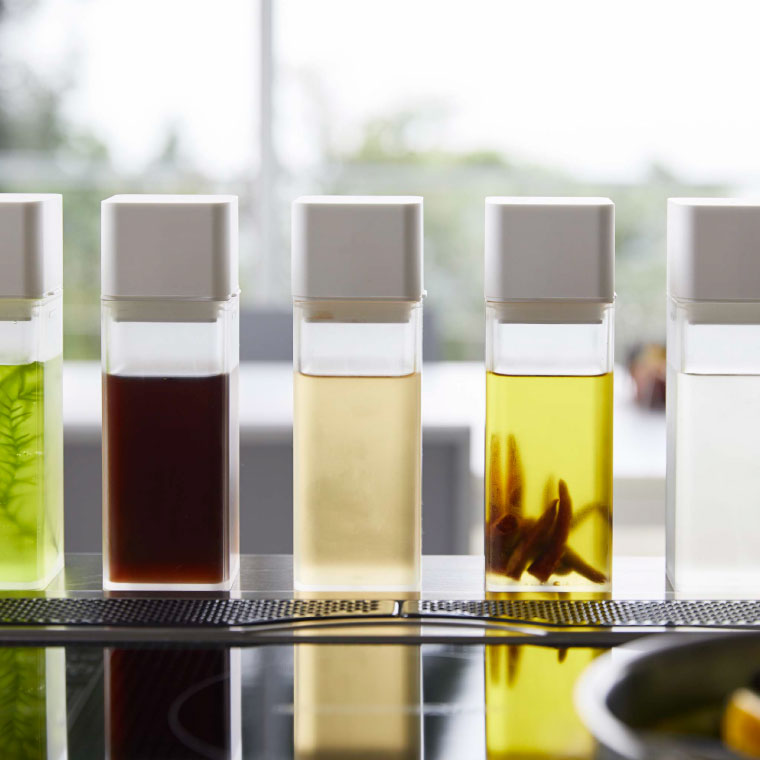 詰め替え用調味料ボトル タワー 山崎実業 tower ホワイト/ブラック 4842 4843 タワーシリーズ