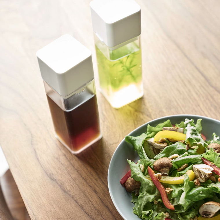 詰め替え用調味料ボトル タワー 山崎実業 tower ホワイト/ブラック 4842 4843 タワーシリーズ