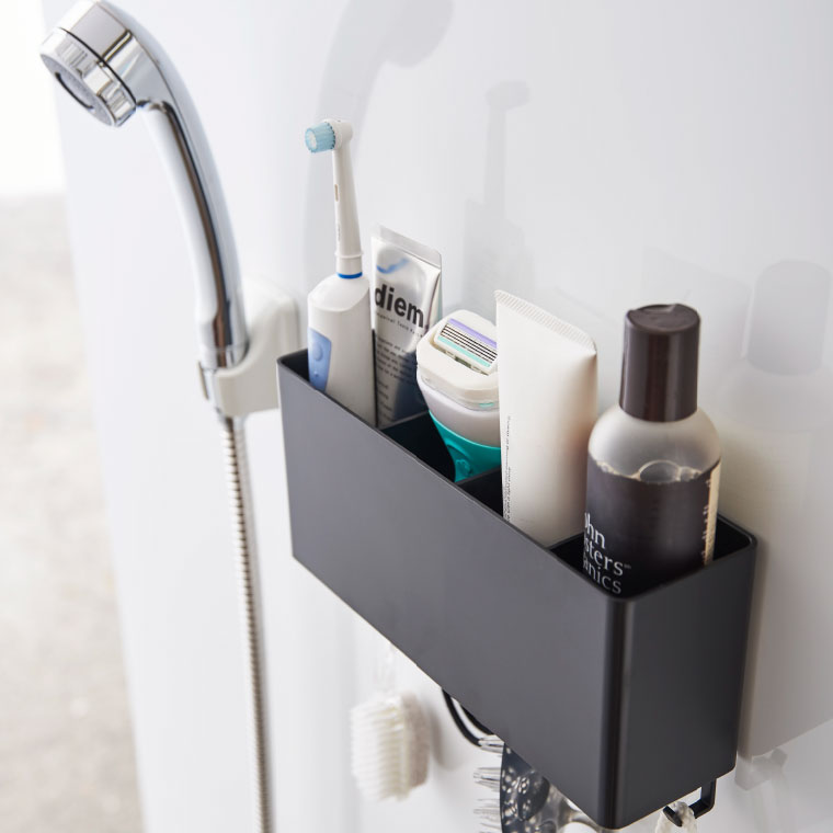 マグネットストレージボックス ワイド タワー 山崎実業 tower スパイス ラック ホワイト/ブラック 4844 4845 タワーシリーズ マグネット