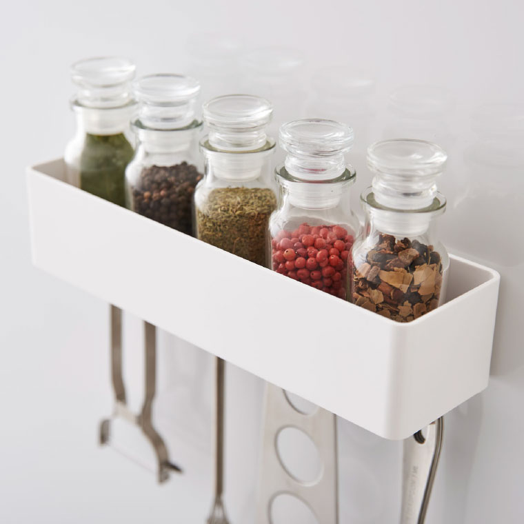 マグネットストレージラック タワー 山崎実業 tower ホワイト/ブラック 4846 4847 タワーシリーズ マグネット