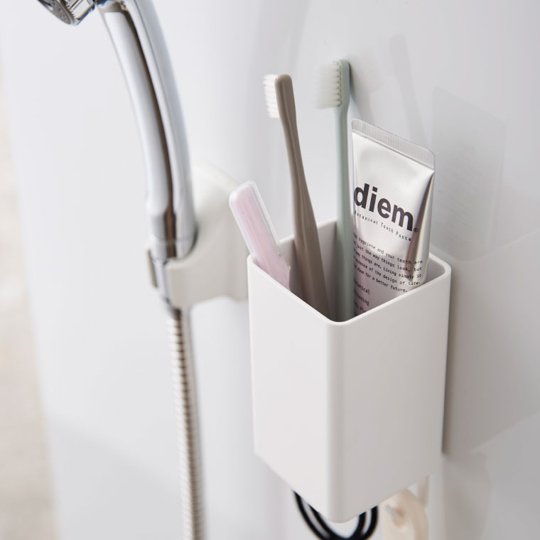 マグネットストレージボックス スクエア タワー 山崎実業 tower ホワイト/ブラック 4848 4849 タワーシリーズ マグネット