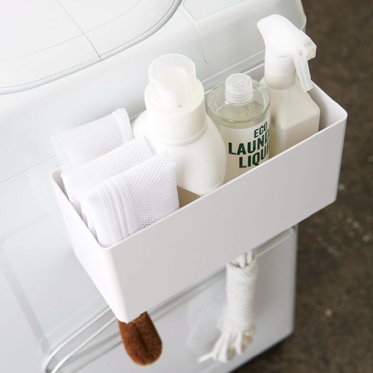 マグネットストレージバスケット タワー 山崎実業 tower ホワイト/ブラック 4850 4851 タワーシリーズ マグネット