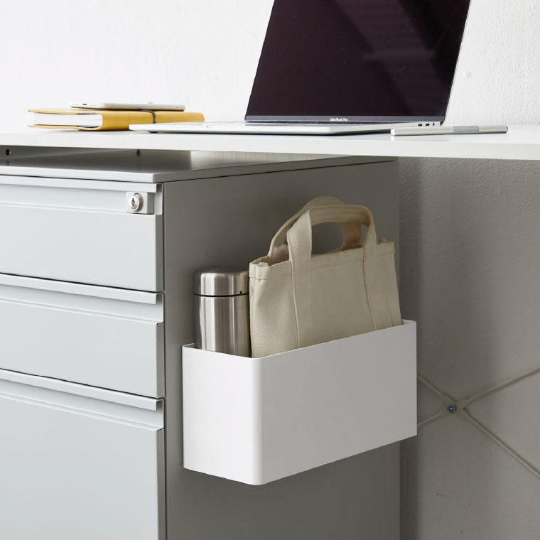 マグネットストレージバスケット タワー 山崎実業 tower ホワイト/ブラック 4850 4851 タワーシリーズ マグネット