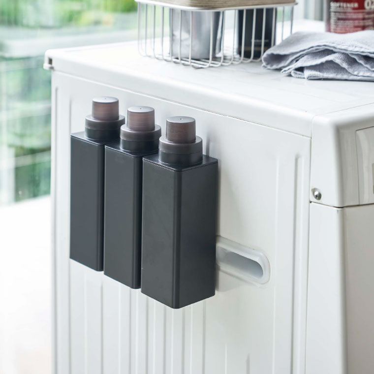 マグネット詰め替え用ランドリーボトル タワー 山崎実業 tower ホワイト/ブラック 4852 4853 タワーシリーズ マグネット