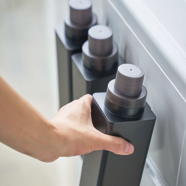 マグネット詰め替え用ランドリーボトル タワー 山崎実業 tower ホワイト/ブラック 4852 4853 タワーシリーズ マグネット