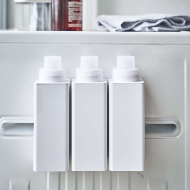 マグネット詰め替え用ランドリーボトル タワー 山崎実業 tower ホワイト/ブラック 4852 4853 タワーシリーズ マグネット