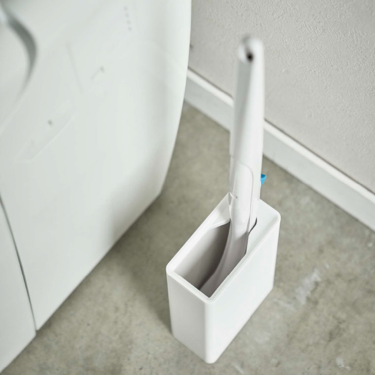 流せるトイレブラシスタンド タワー 山崎実業 tower ホワイト/ブラック 4855 4856 タワーシリーズ
