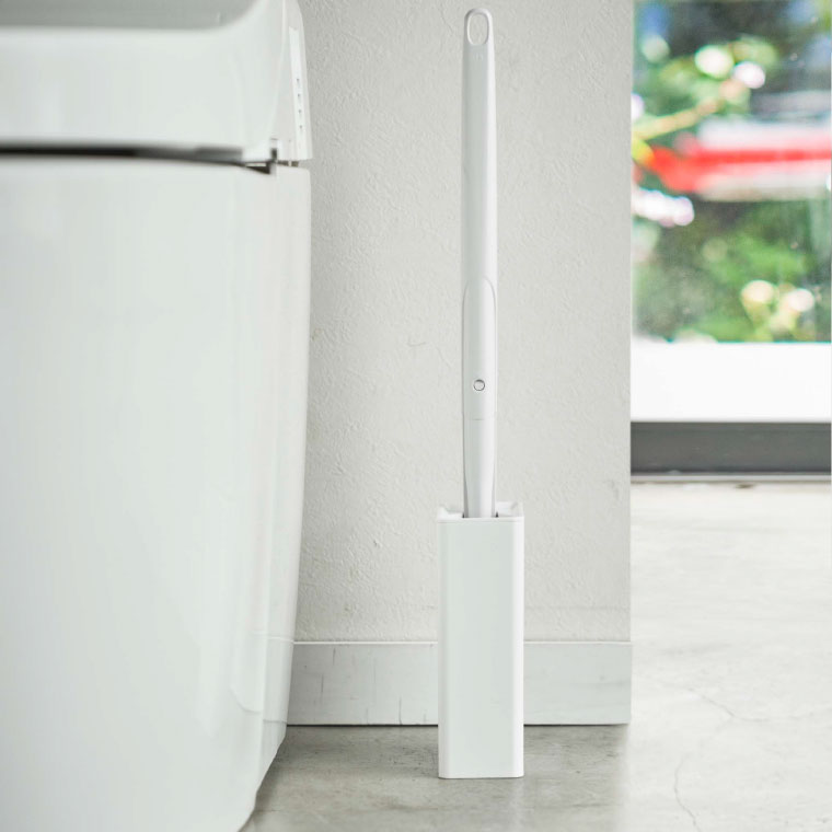 流せるトイレブラシスタンド タワー 山崎実業 tower ホワイト/ブラック 4855 4856 タワーシリーズ
