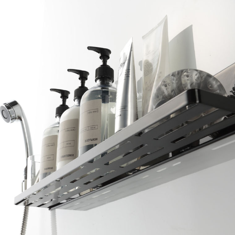 マグネットバスルームラック タワー 山崎実業 tower ロング ホワイト/ブラック 4858 4859 タワーシリーズ マグネット